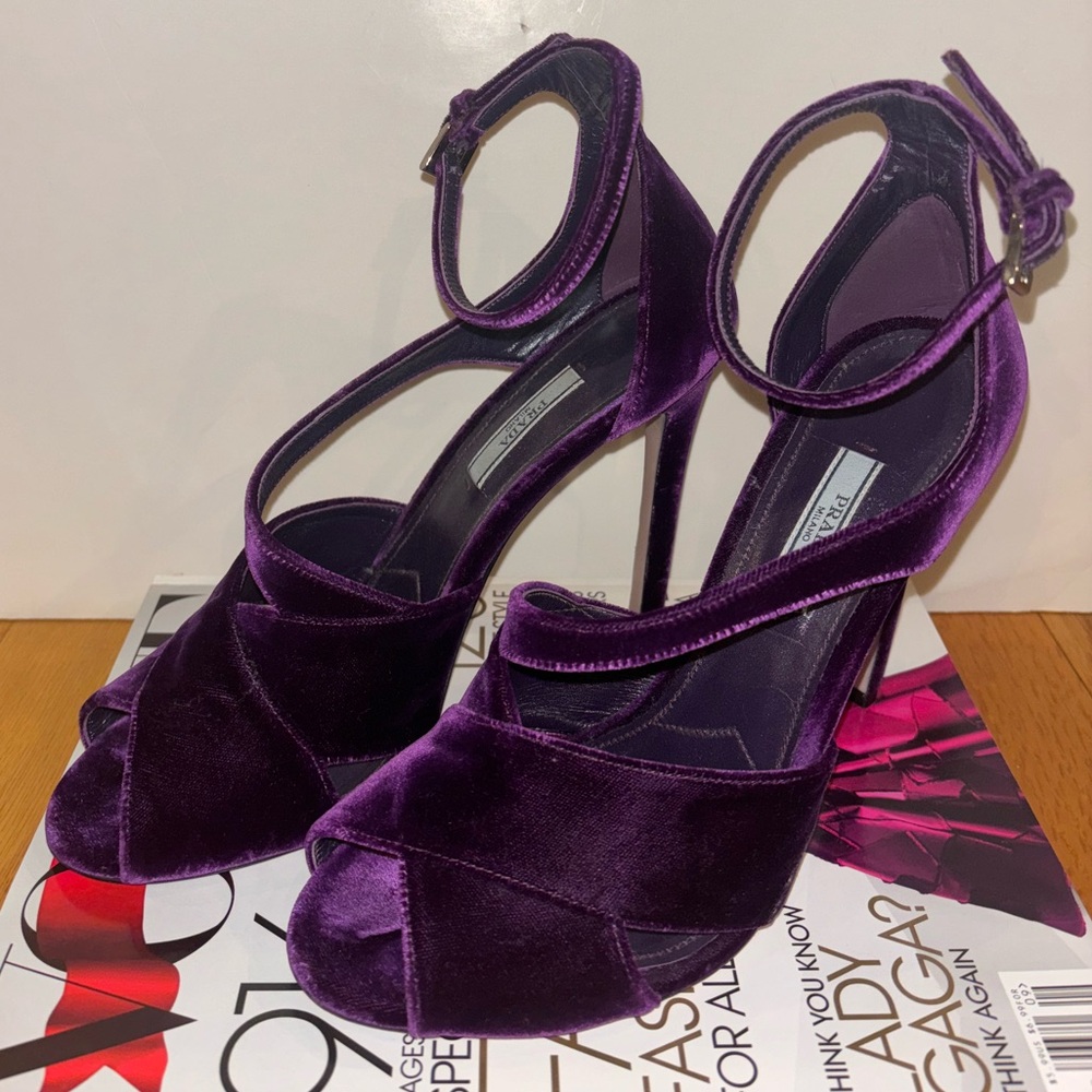 PRADA Sandal in velvet